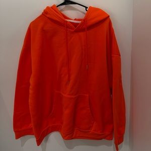 Bright Orange Sweat Suit Size